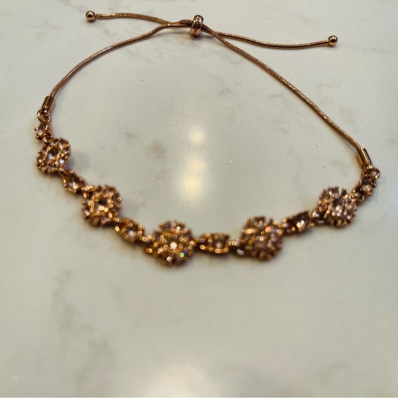 Givenchy Crystal Flower Slider / Bolo Bracelet - Picture 5 of 8